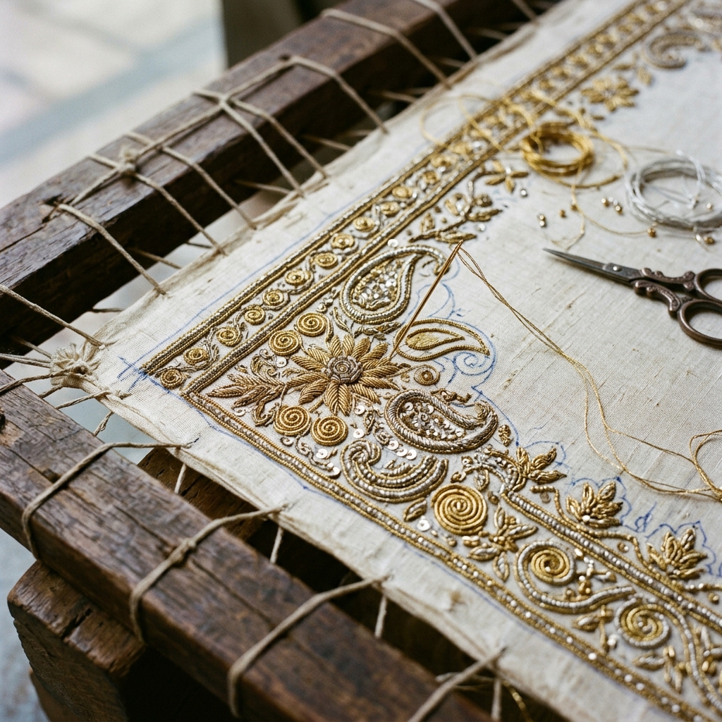 Zardosi Embroidery
